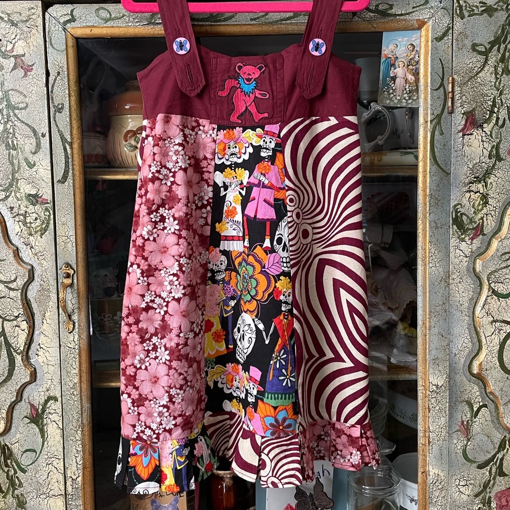 Grateful Dead Patchwork Dress